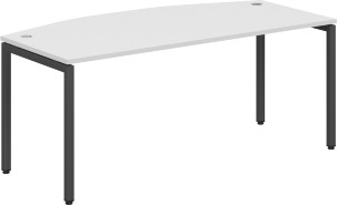 Стол руководителя XSET 189 Белый/Антрацит 1800х914х750 XTEN-S