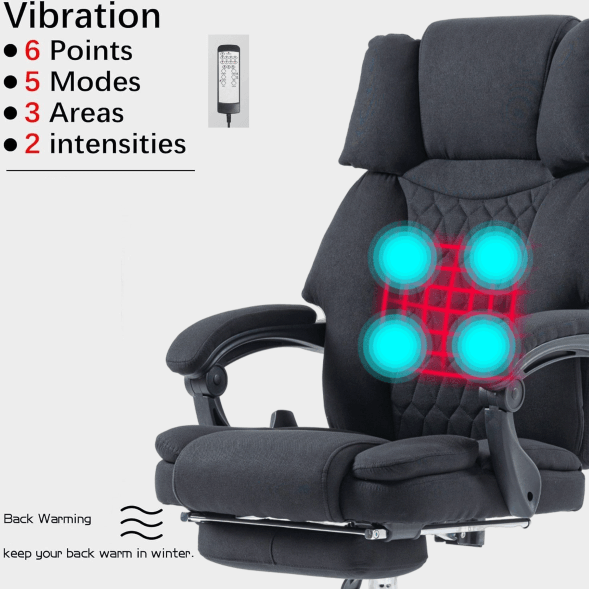 Кресло руководителя K-150 с функцией массажа и подогревом