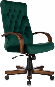Кресло руководителя Бюрократ T-9928WALNUT ткань
