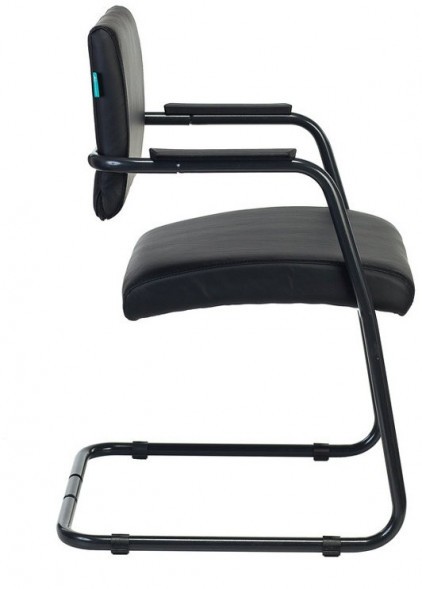 Кресло Бюрократ CH-271N-V черный Leather Black эко.кожа полозья металл черный