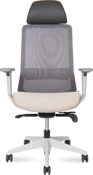 Кресло руководителя Norden Como серый пластик