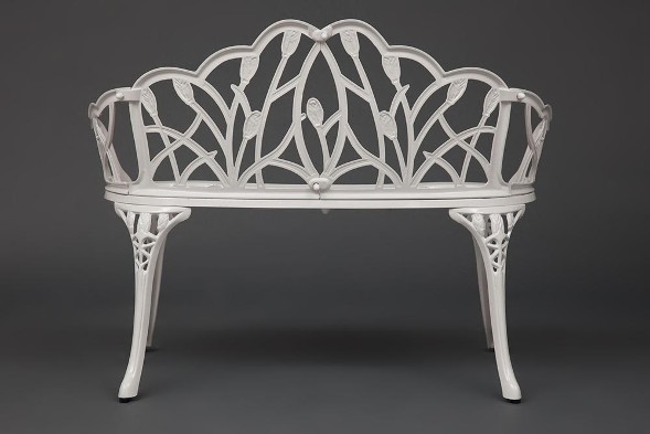 Скамья Secret De Maison Strauss (Штраус) белая