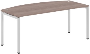 Стол руководителя XSET 189 Дуб Сонома/Алюминий 1800х914х750 XTEN-S