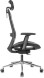Кресло руководителя Бюрократ MC-912-H черный сетка с подголов. крестов. металл хром